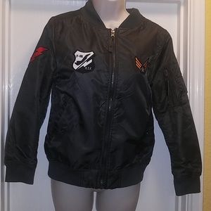 Boys flight jacket size large